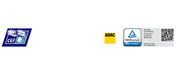 Logo CGF und ADAC
